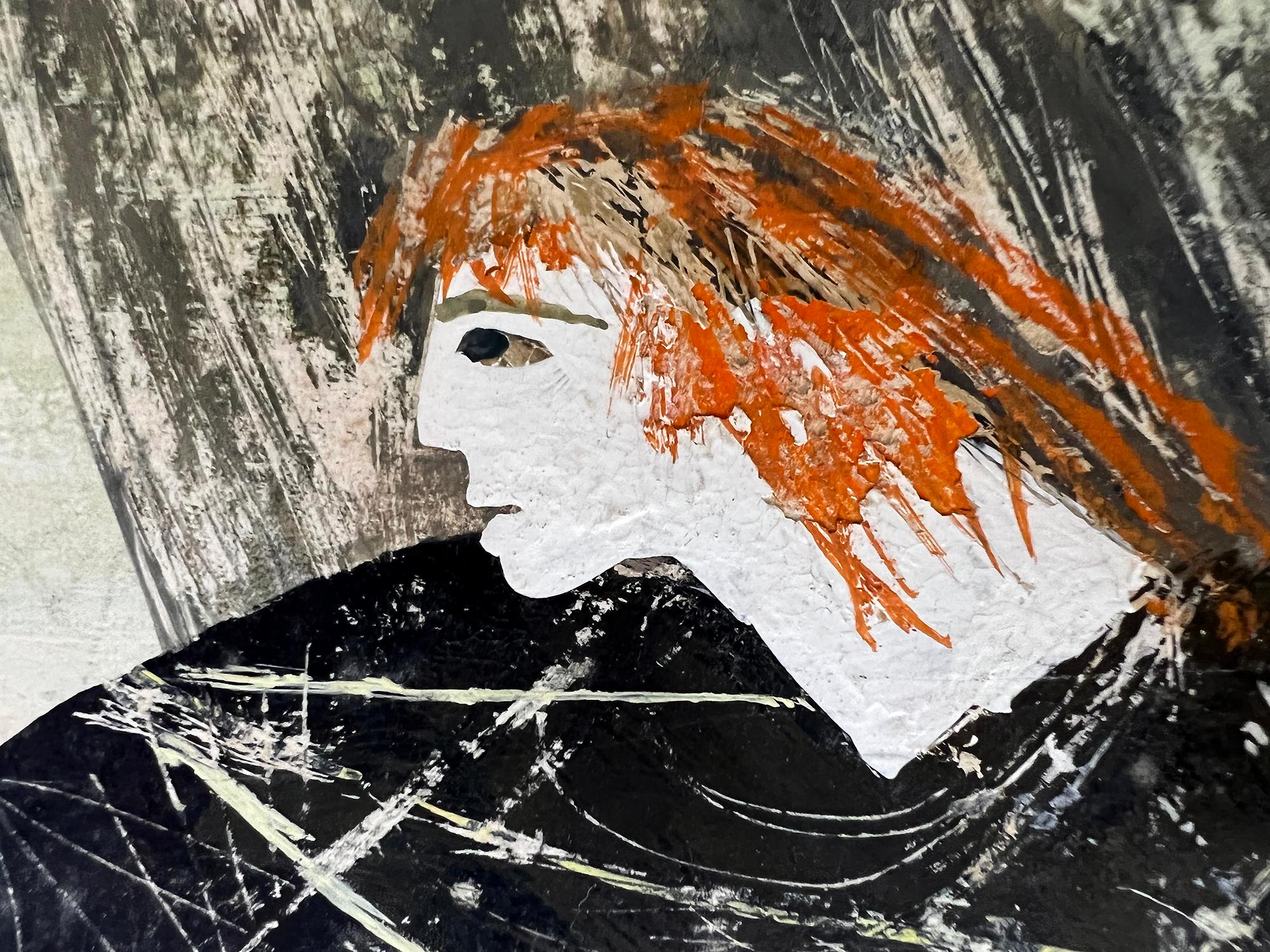 Lupi neri attaccano due persone legate, illustrazione per libri per bambini - Painting Outsider Art di Alice and Martin Provensen