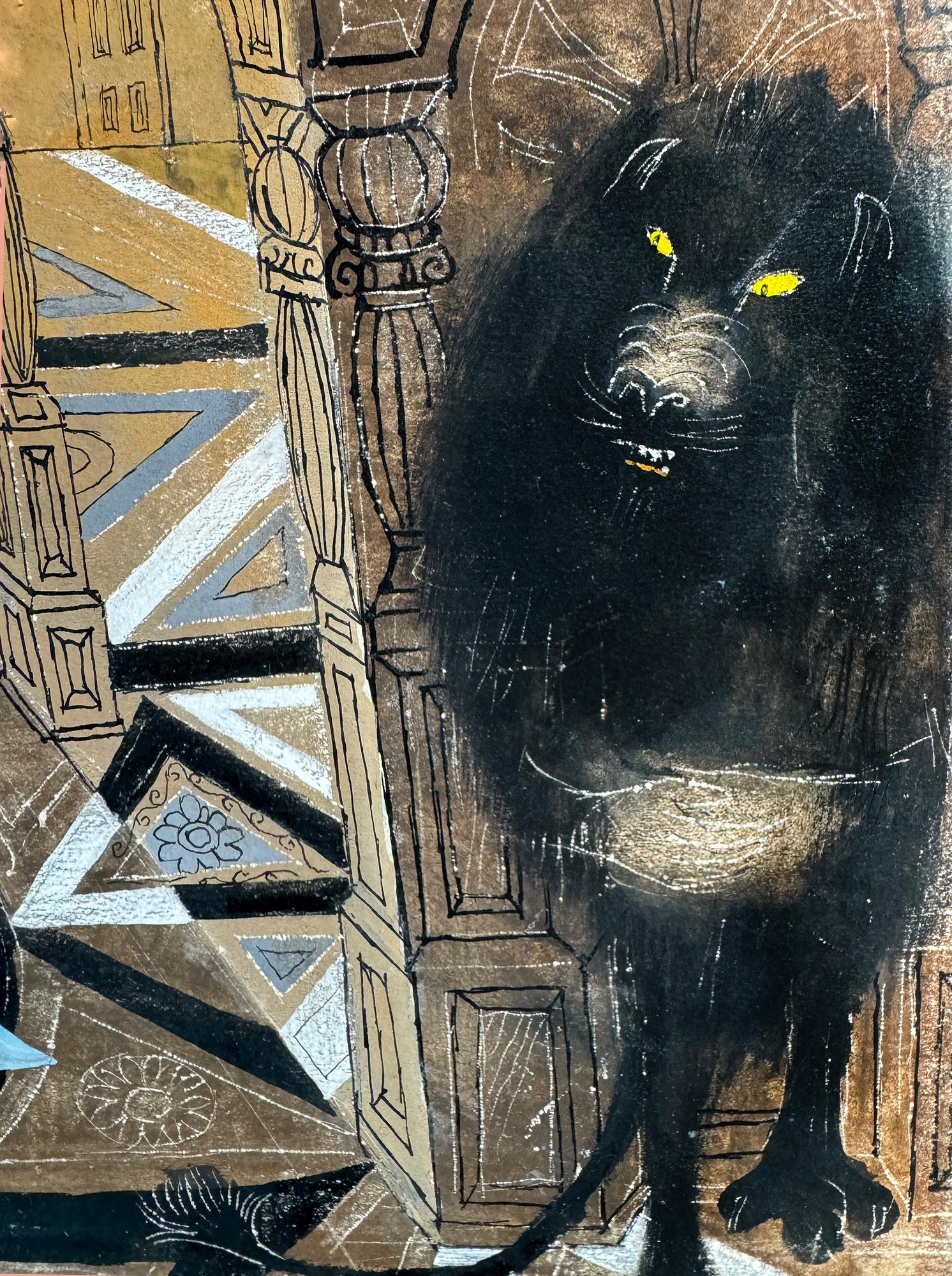 Young Maiden and Lion - 