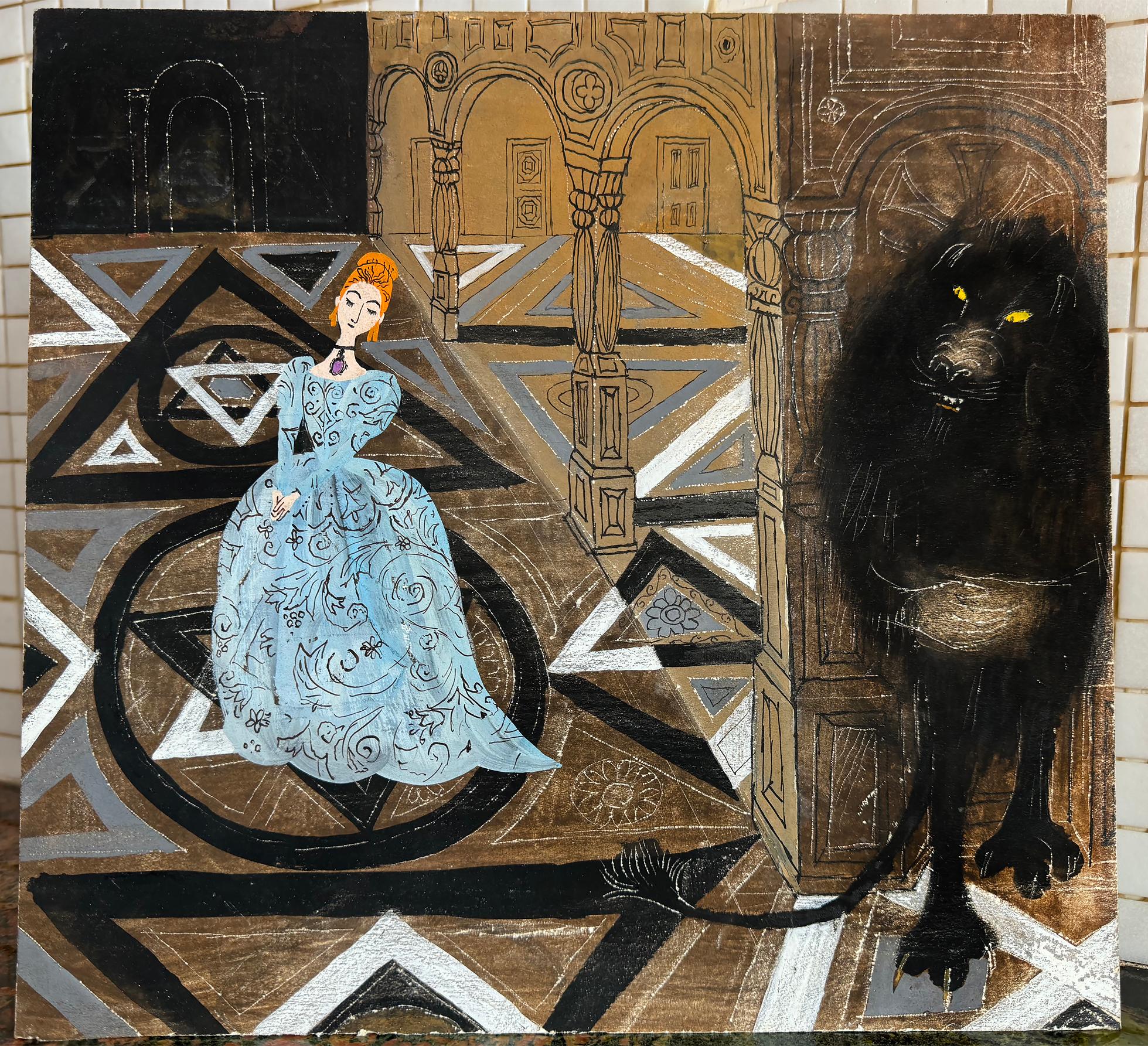 Young Maiden and Lion - 