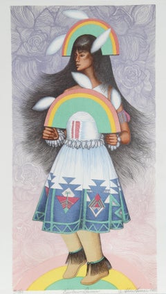 Rainbow Dancer, serigrafia folk di Alice Asmar