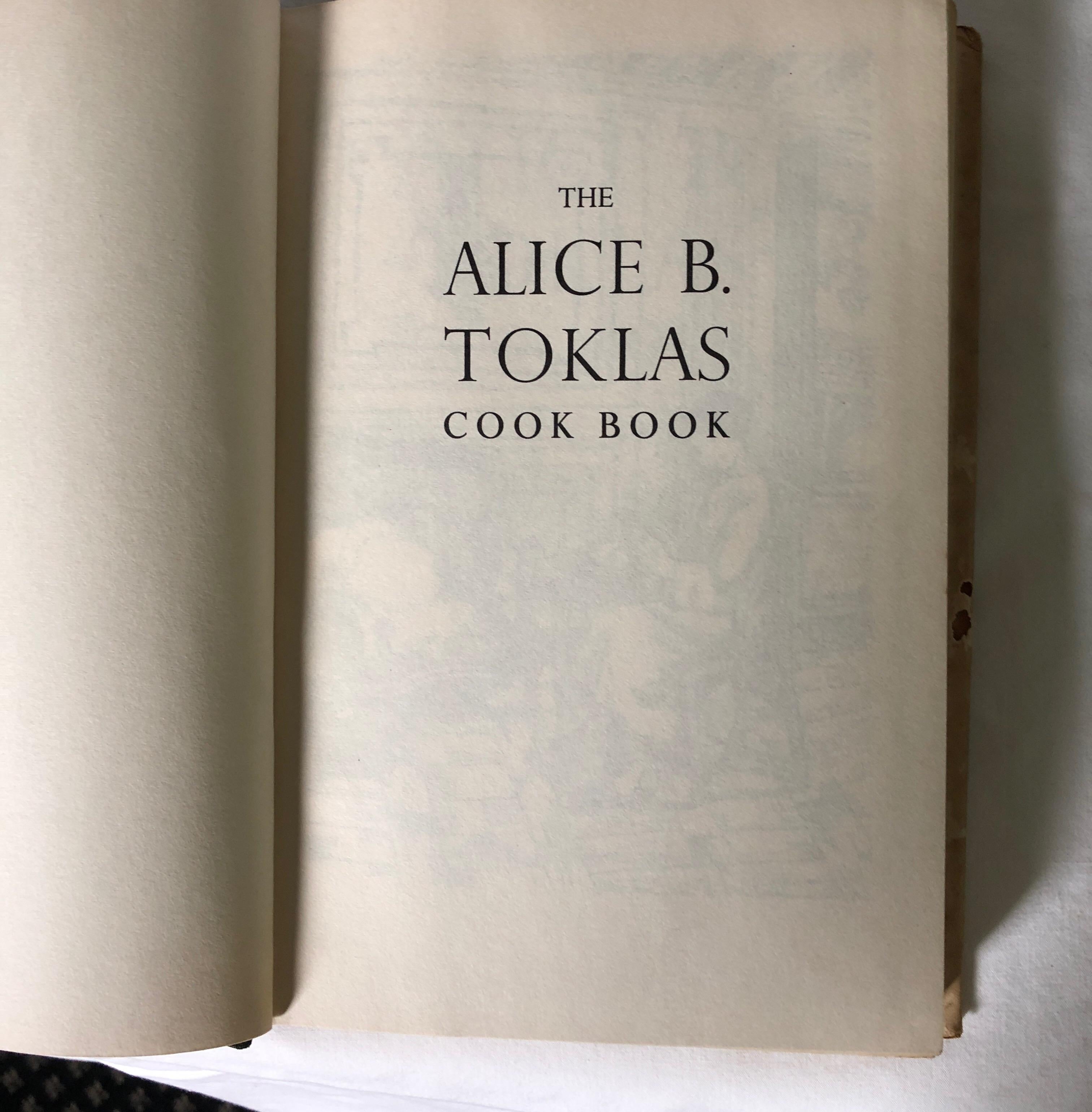 alice b toklas cookbook