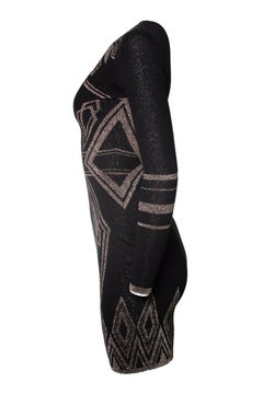 Alice by temperley, printed lurex dress