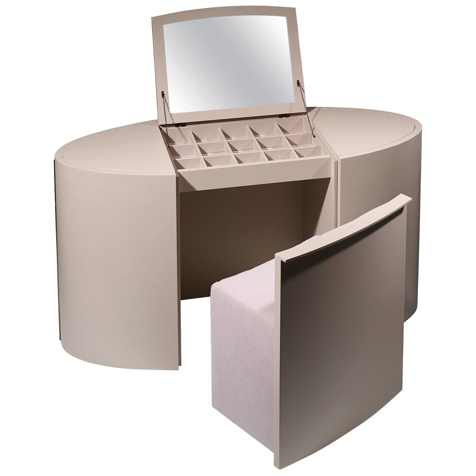 Alice Contemporary and Customizable Dressing Table by Luísa Peixoto For Sale
