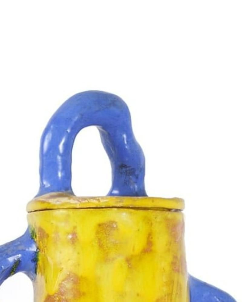 Painted earthenware 
H45 x D20 cm