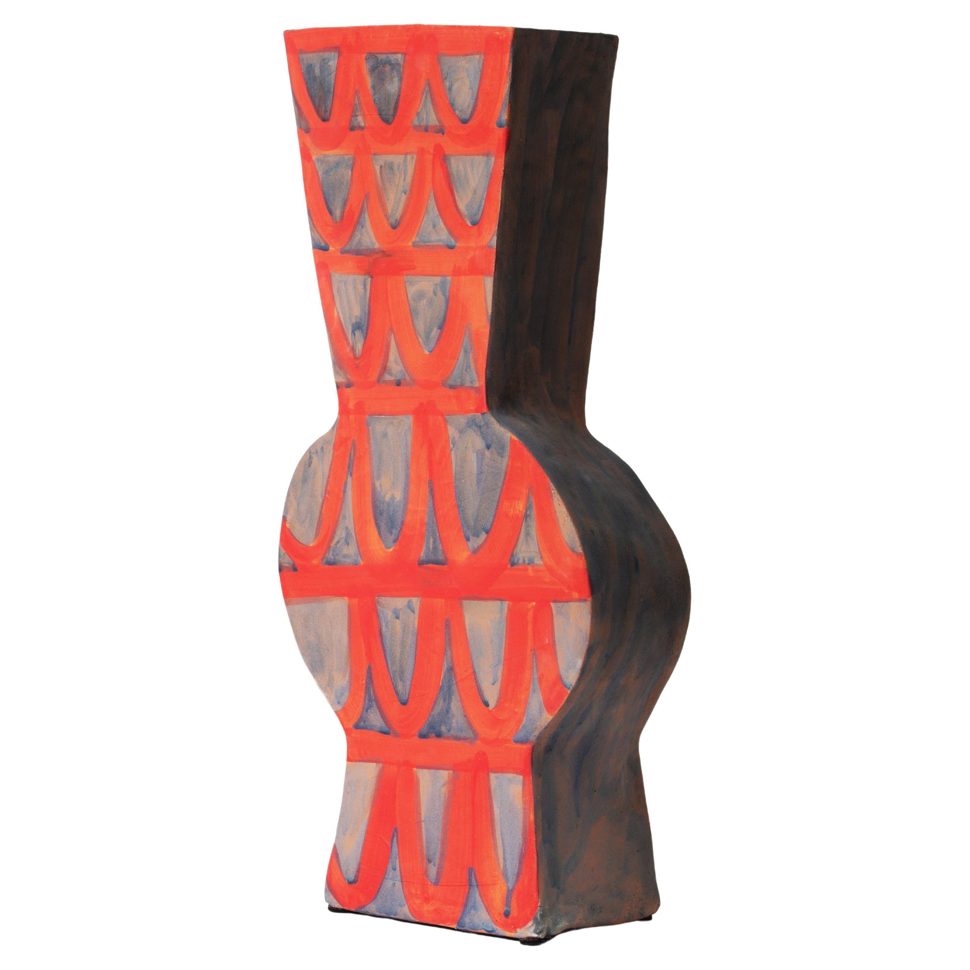 Alice Gavalet, RED PARIS Vase 2020, Ceramic, Unique Piece, Signed