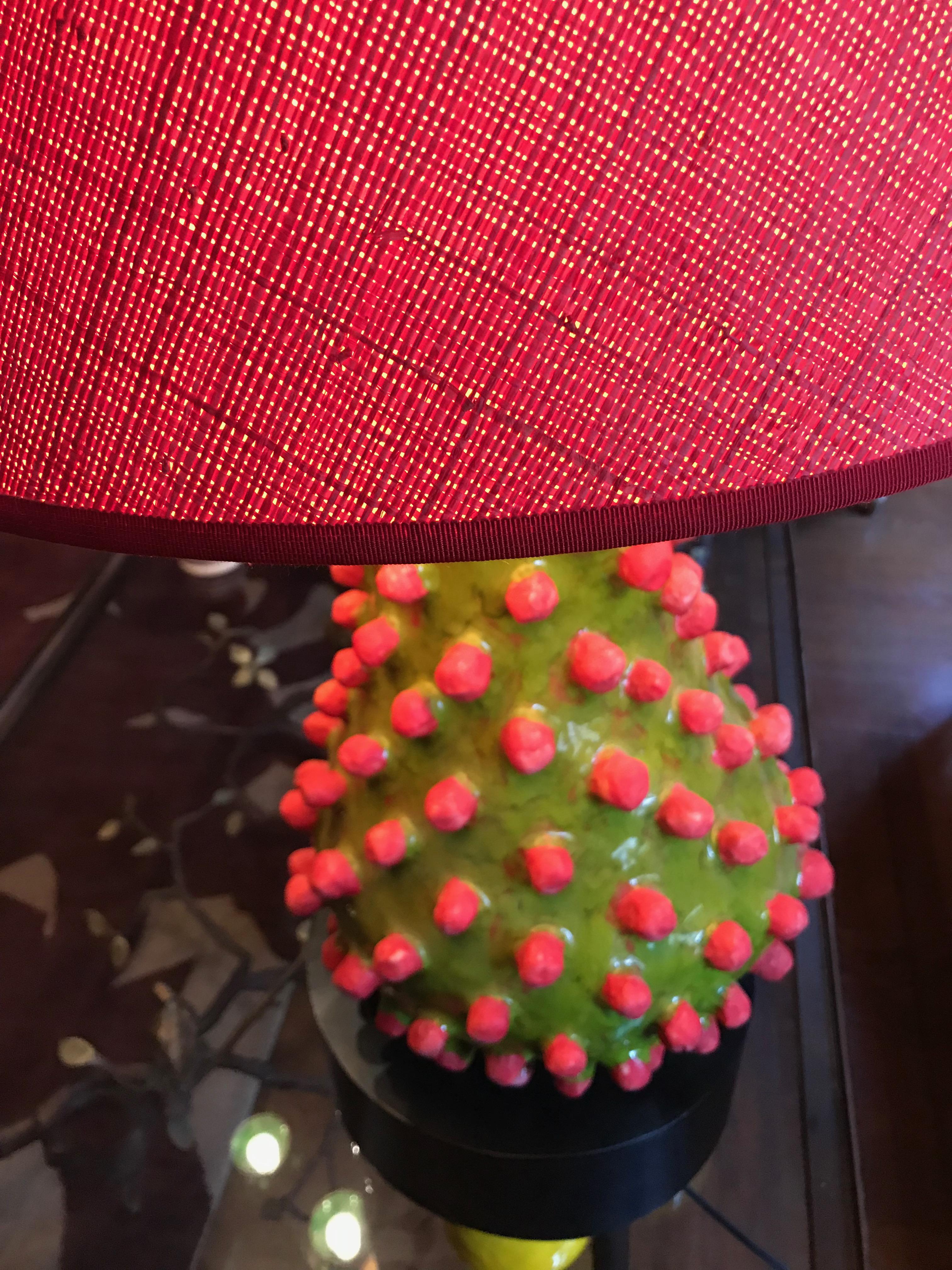 Alice Gavalet, Unique Large Table Lamp, Loulou, 2015 In Excellent Condition For Sale In Paris, FR