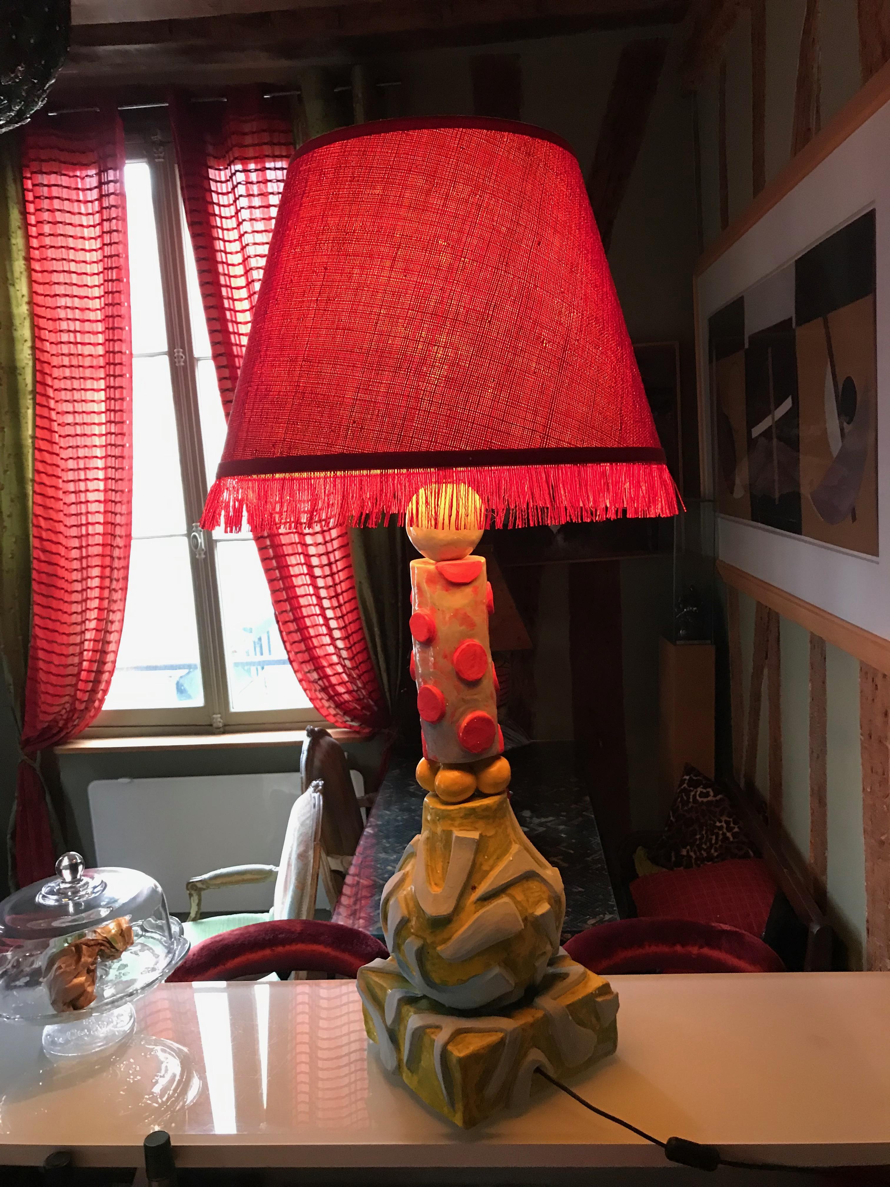 Alice Gavalet Unique Large Table Lamp, Milonga, 2015 For Sale 2