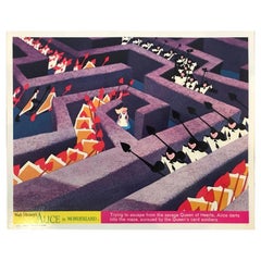 Alice in Wonderland, #1 Unframed Poster, 1960'S / 70'S RR