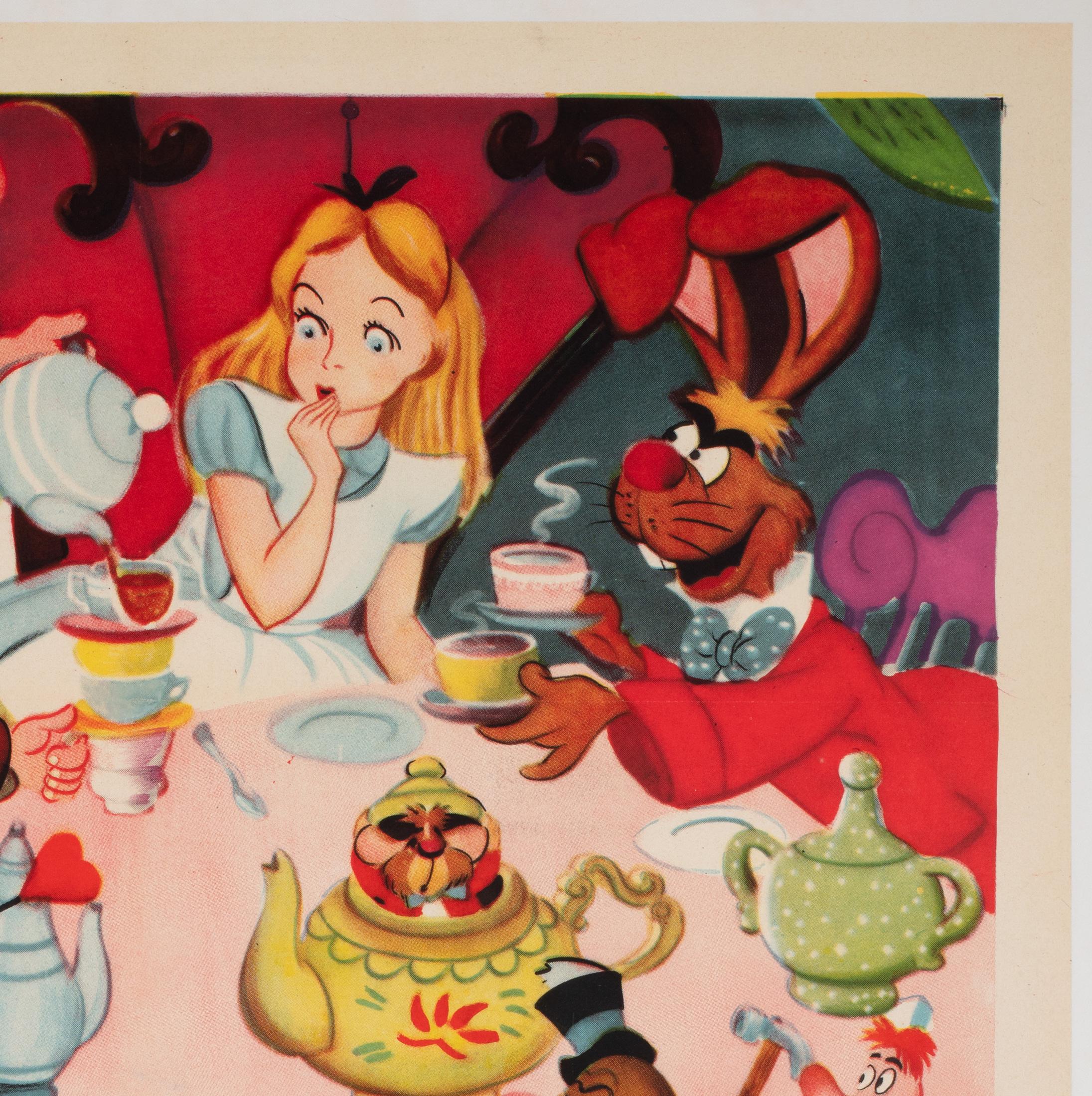 alice in wonderland 1951 poster