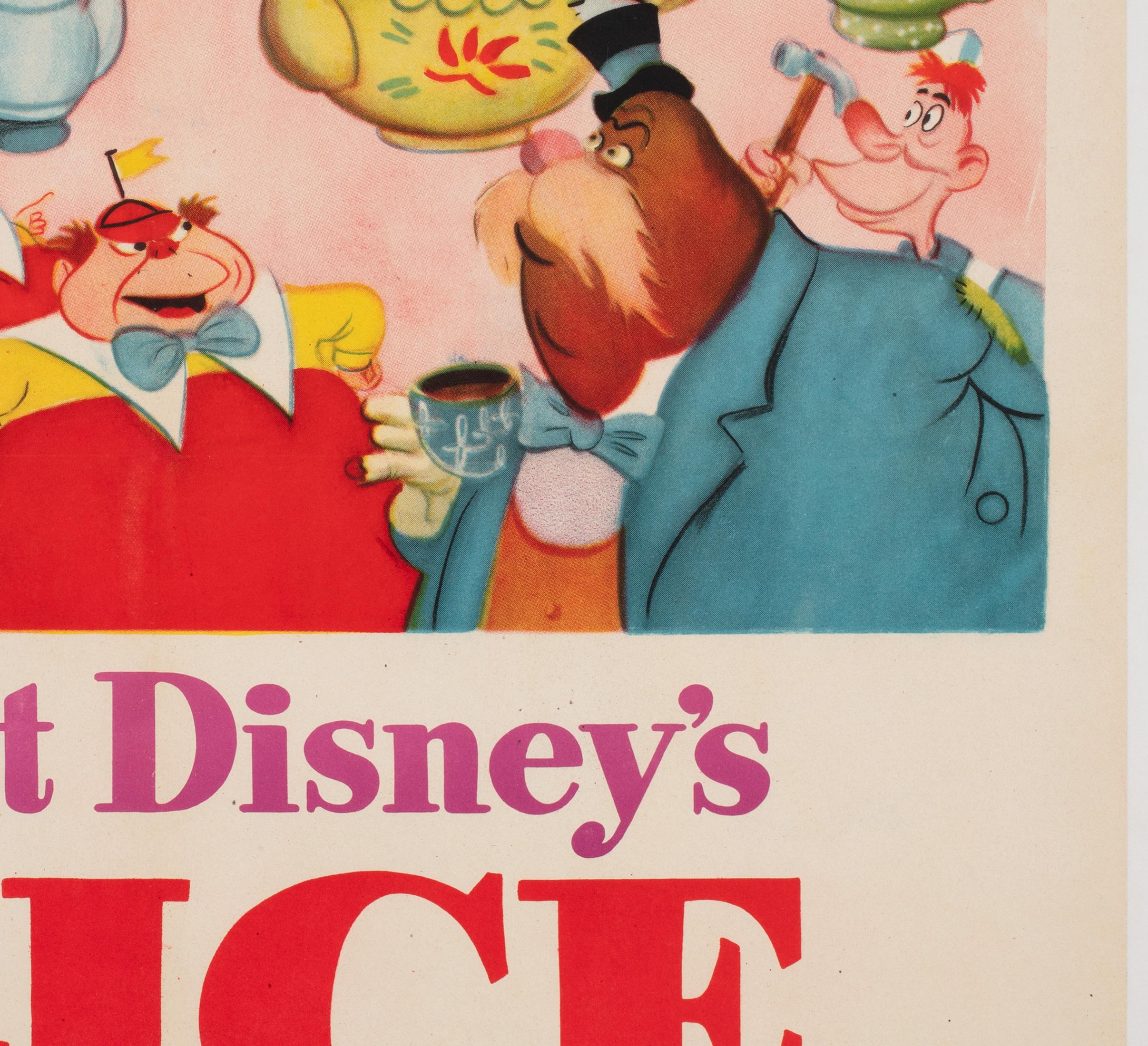 American Alice in Wonderland 1951 US 1 Sheet Film Poster, Disney