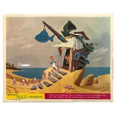 Vintage Alice in Wonderland, #6 Unframed Poster, 1960'S / 70'S RR