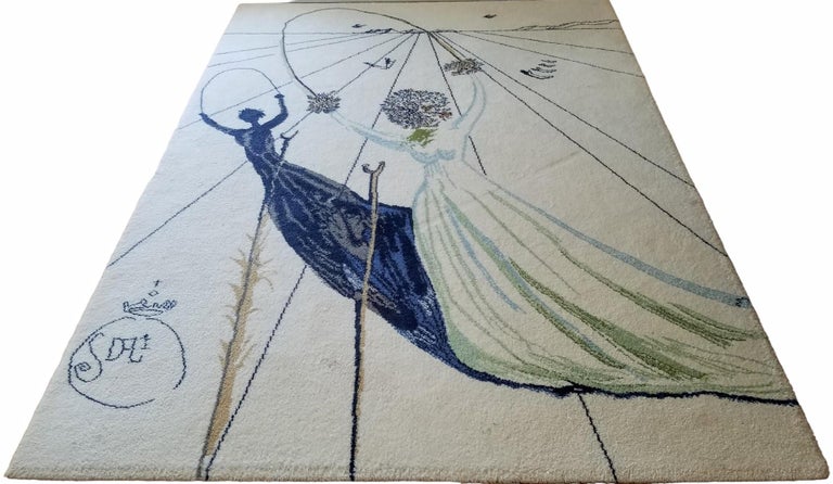 Alice in Wonderland Rug by Salvador Dalí from Ege Axminster A/S ...
