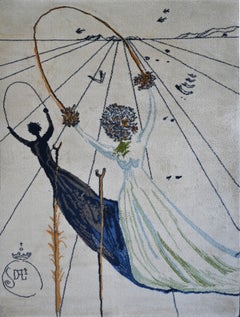 "Alice in Wonderland" Rug – Salvador Dalí – Ege Axminster A/S, 1977 – No. 1664