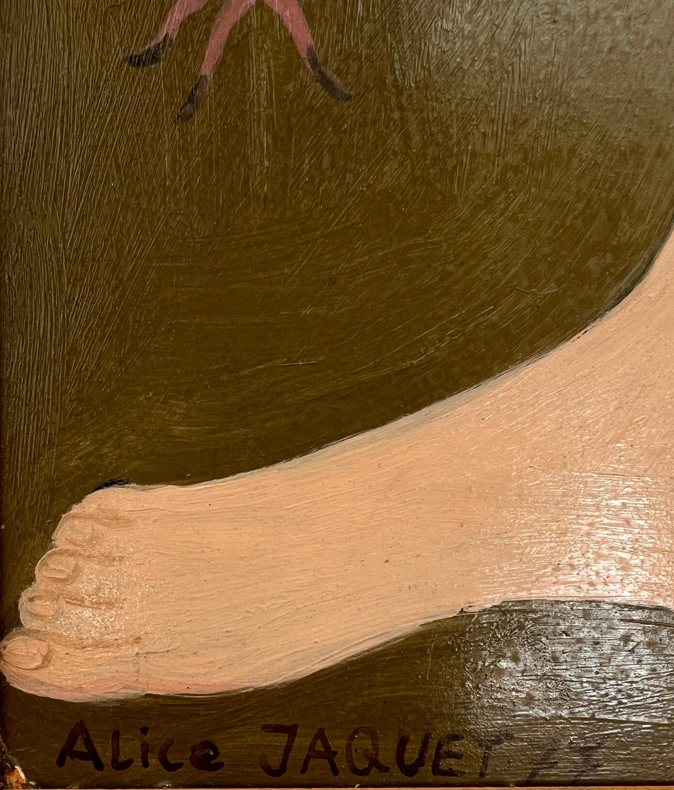 L'amico degli animali - Animal Painting Marrone di Alice Jaquet