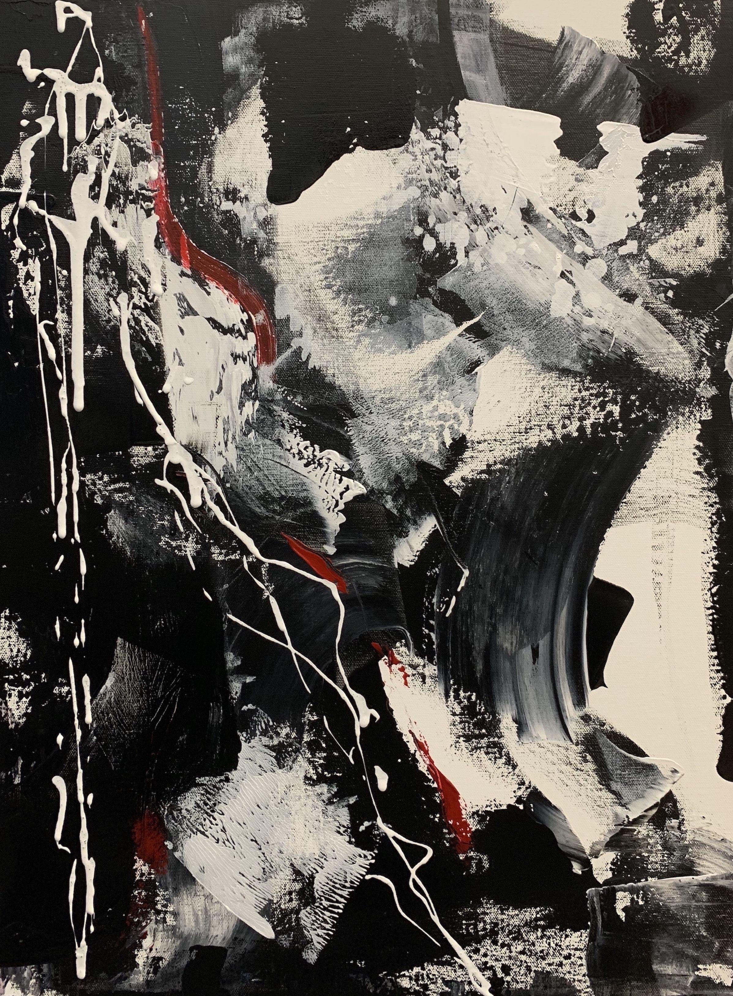Abstract Painting de Alice Lipping - Disuelto, Pintura, Acrílico sobre lienzo