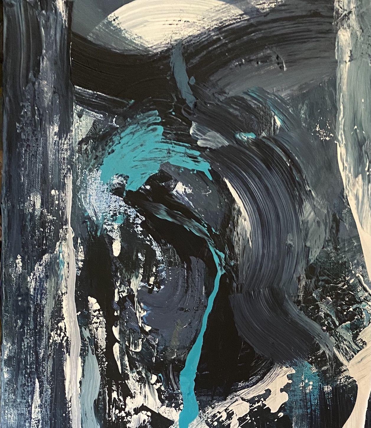 En esto juntos, Pintura, Acrílico sobre lienzo - Painting Expresionismo abstracto de Alice Lipping