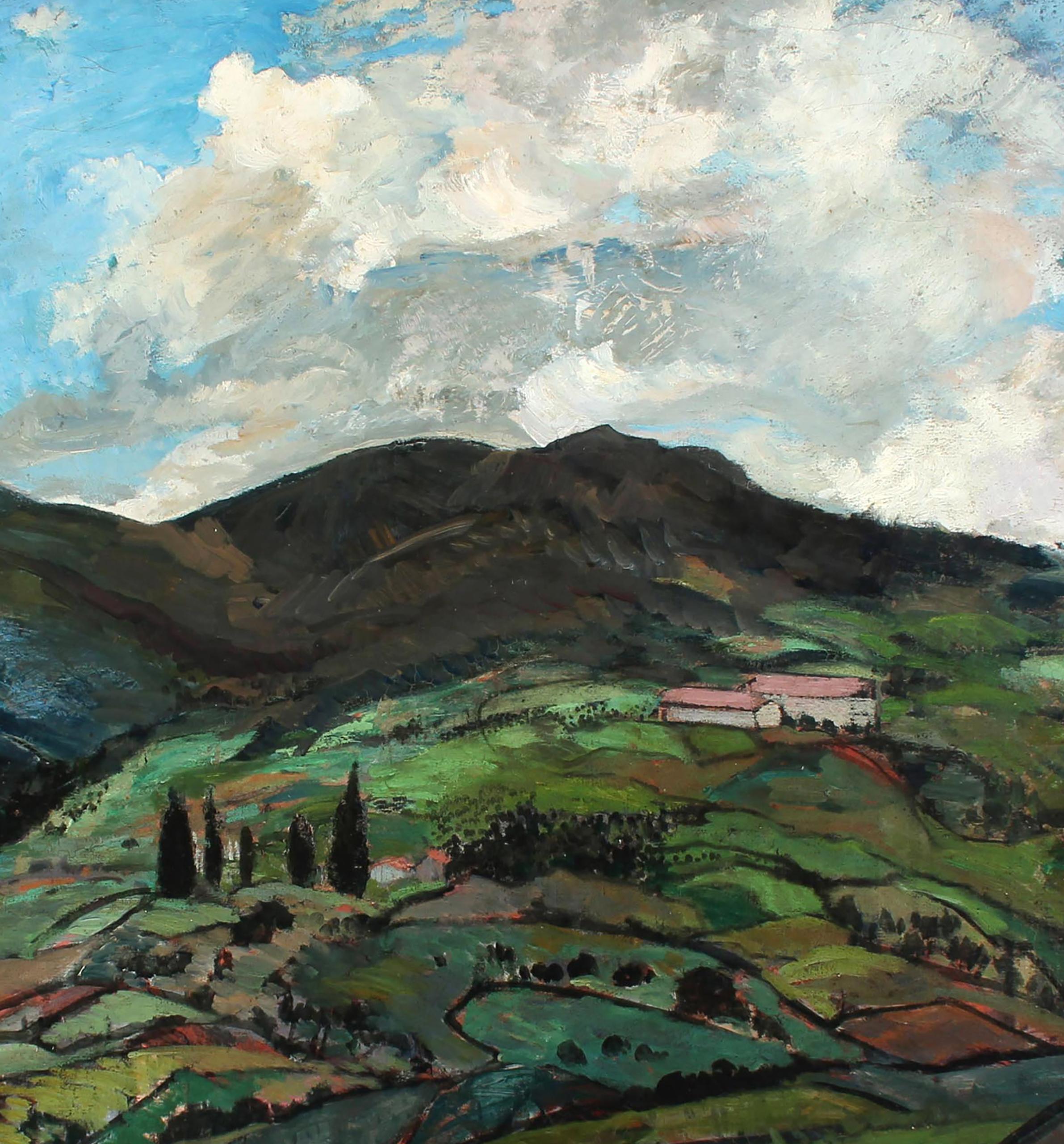 Mountain Landscape by Alice Lolita Muth (American: 1887-1952) 1