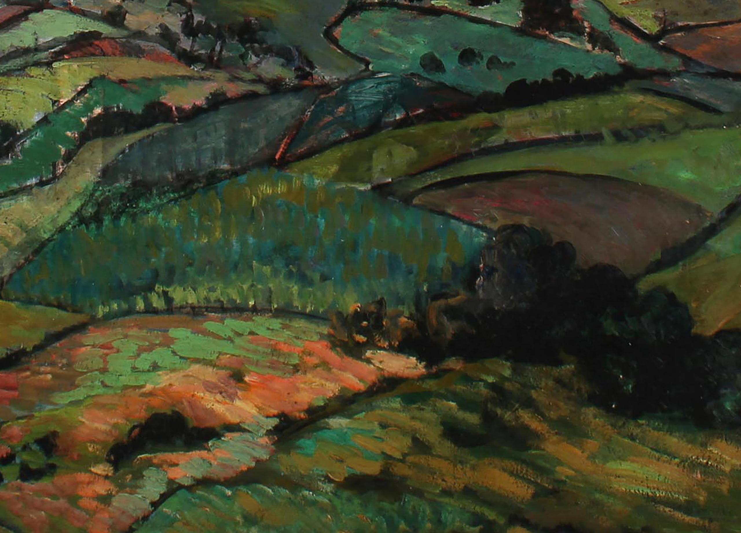 Mountain Landscape by Alice Lolita Muth (American: 1887-1952) 2