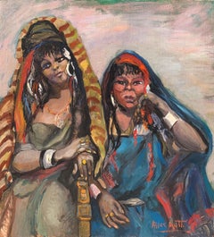 Portrait de deux Tunisiennes by Alice Lolita Muth (American: 1887-1952)