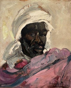 Portrait d’un Tunisien by Alice Lolita Muth (American: 1887-1952)