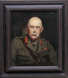 Portrait of Major General Sir Bainbridge Landon - British military oil painting