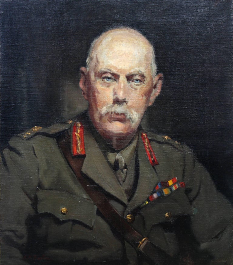 Alice Mary Burton Portrait Of Major General Sir Bainbridge