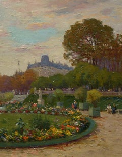 Jardin du Luxembourg, Paris, France, Attributed to Alice Maud Fanner, Gardens