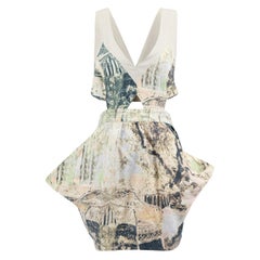 Alice McCall Graphic Print Cut Out Mini Dress Size L