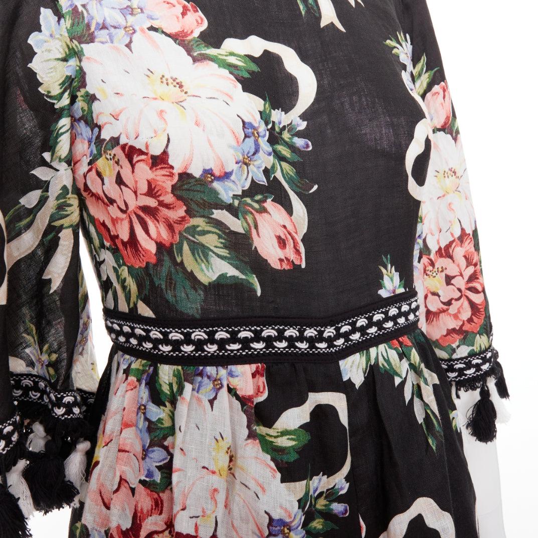 ALICE MCCALL Magic Moment combinaison noire 100% lin avec bordures frangées UK6 XS
Référence : AAWC/A01523
Marque : Alice McCall
Modèle : Moment magique
MATERIAL : Lin
Couleur : noir, rouge
Motif : Floral
Fermeture : bouton
Doublure : Tissu