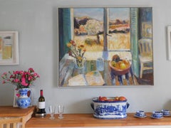 Mellow Summer Afternoon,  Contemporary Landscape Oil Painting