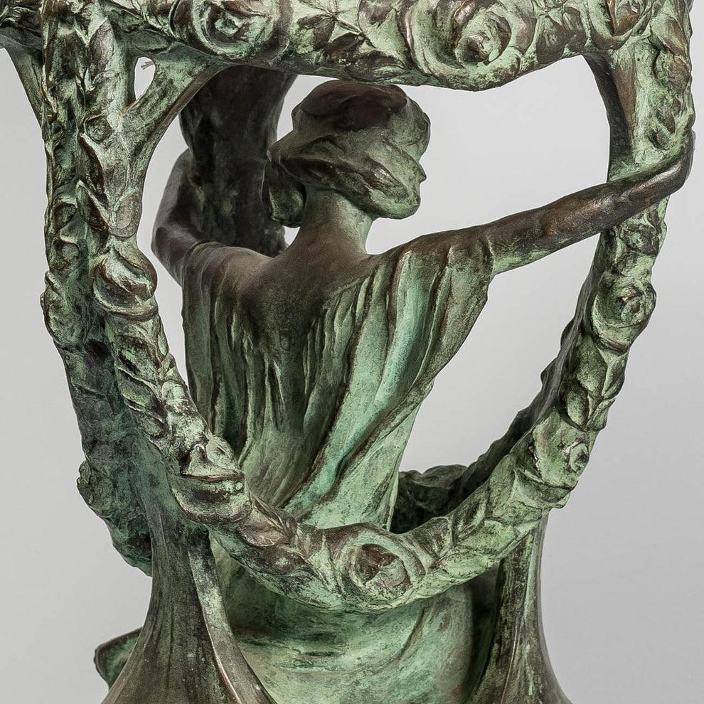 Swedish Alice Nordin bronze Table Lamp 