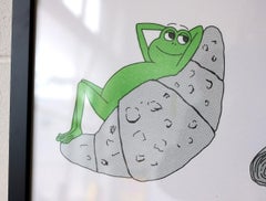 A Frog's Guide to Patisserie – Risograph print