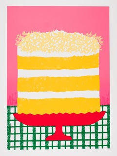 Coconut Royale Cake Screen Print