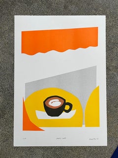 Paris Cafe – Risograph print