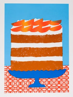 Peaches and Cream Spiced Cake Screen Print