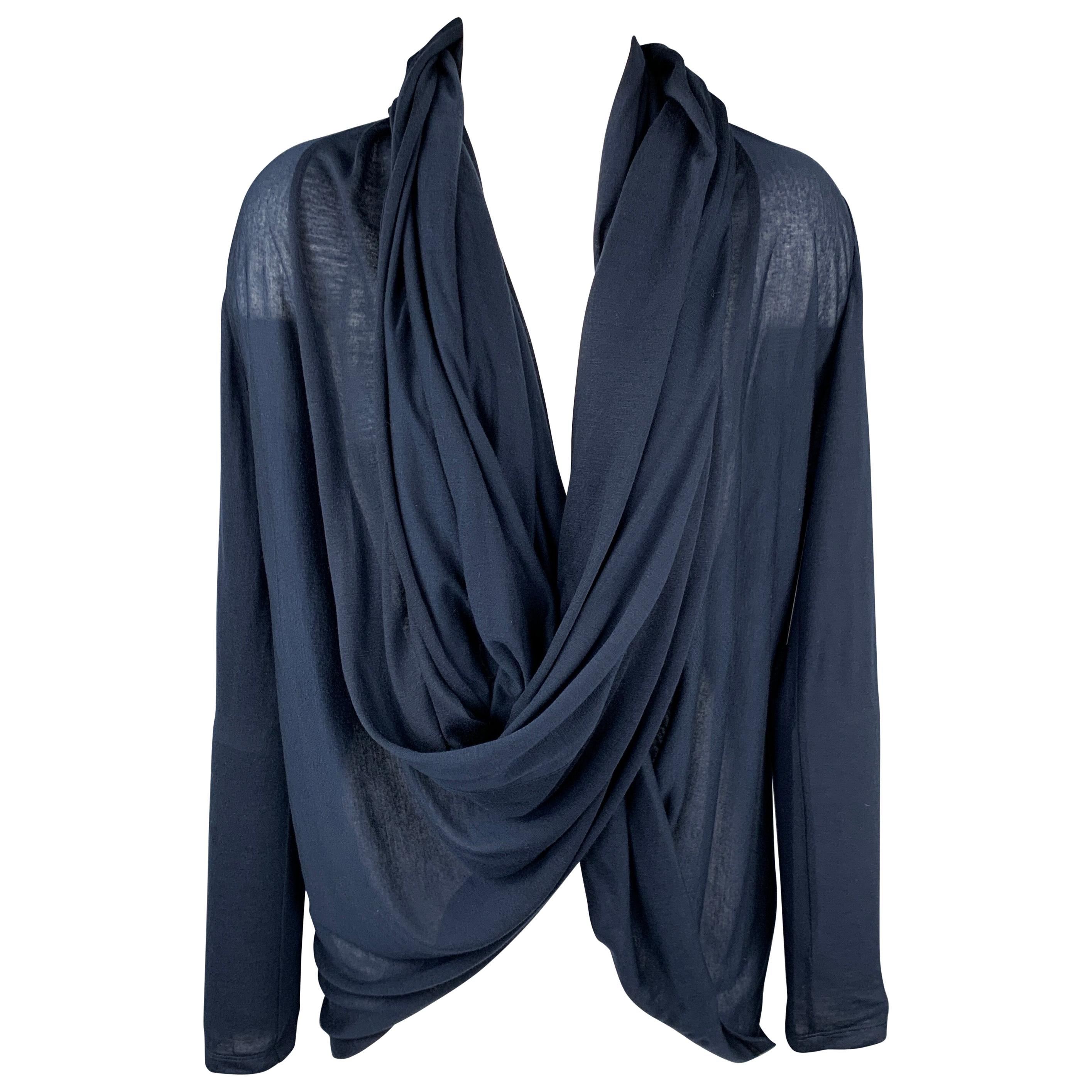 ALICE + OLIVIA Base Size S Navy Jersey 