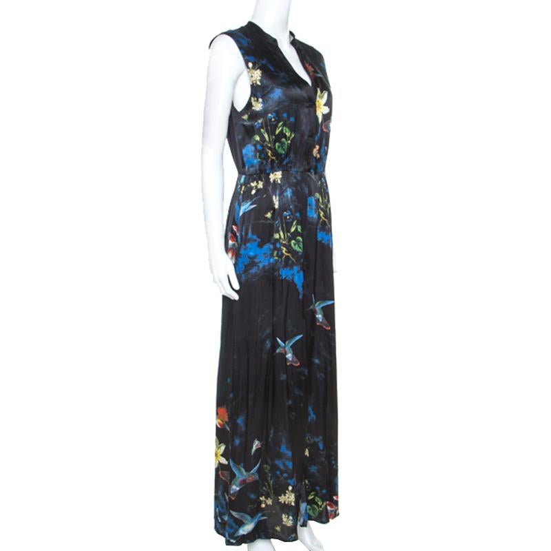 alice and olivia black maxi dress