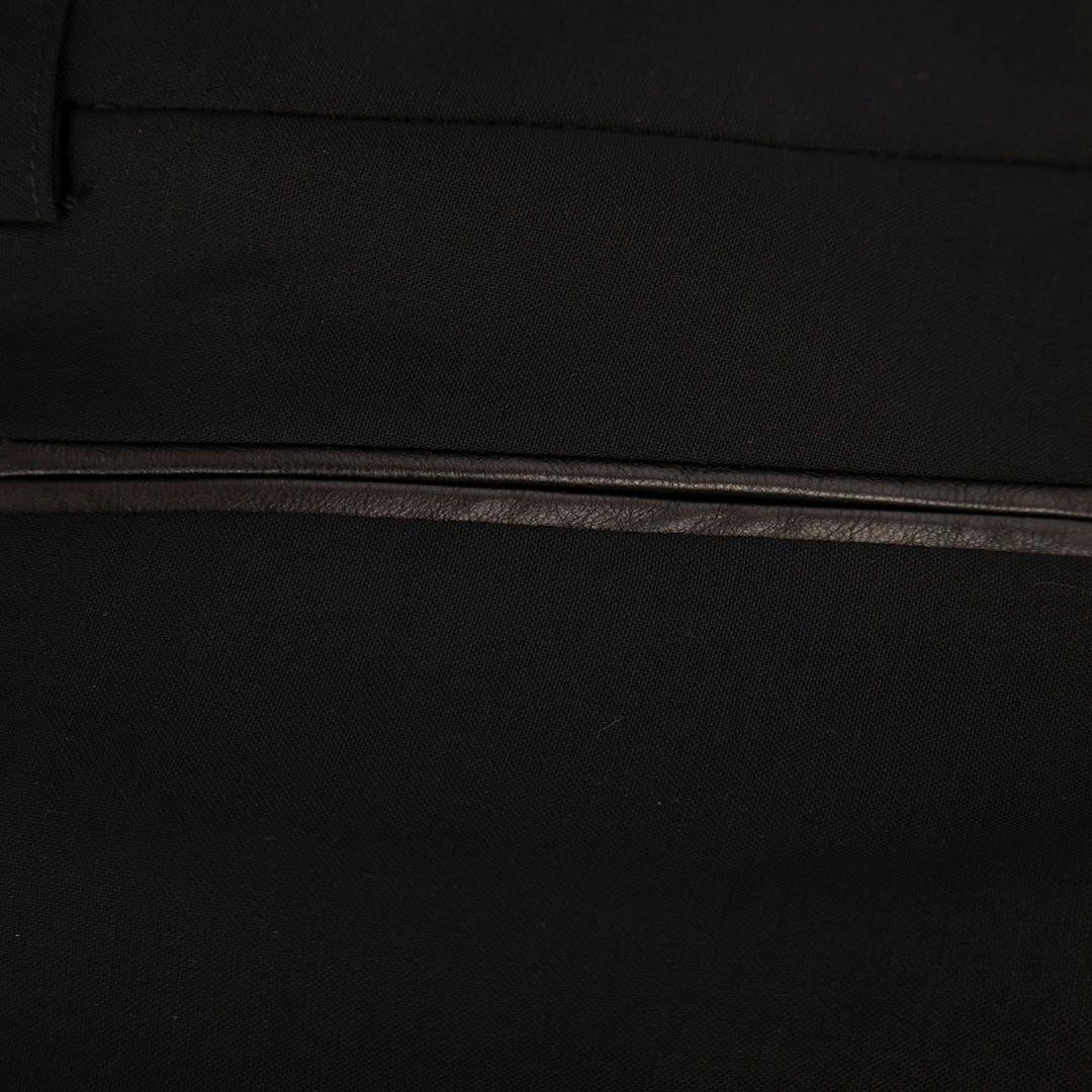 Alice + Olivia Schwarze Slim Fit Hose aus Wolle Größe L im Zustand „Neu“ im Angebot in London, GB