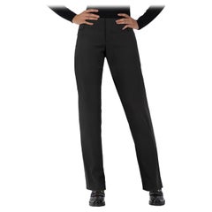 Alice + Olivia Pantalones de lana negros slim fit Talla L