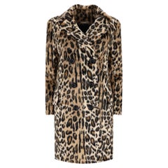 Alice + Olivia - Manteau en fausse fourrure imprimé léopard