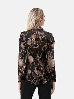 Alice + Olivia Floral Jacquard Blazer Size S
