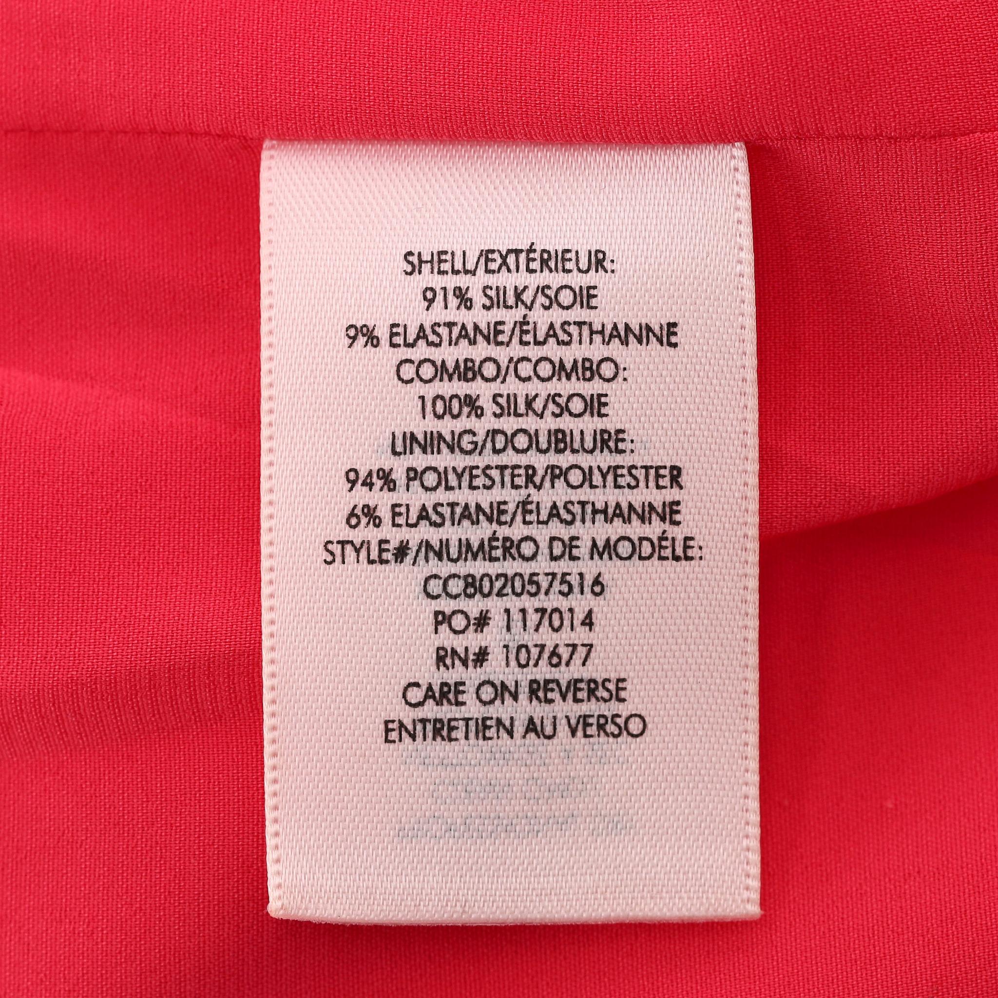 Alice + Olivia - Vestito monospalla in seta increspato in vendita 1