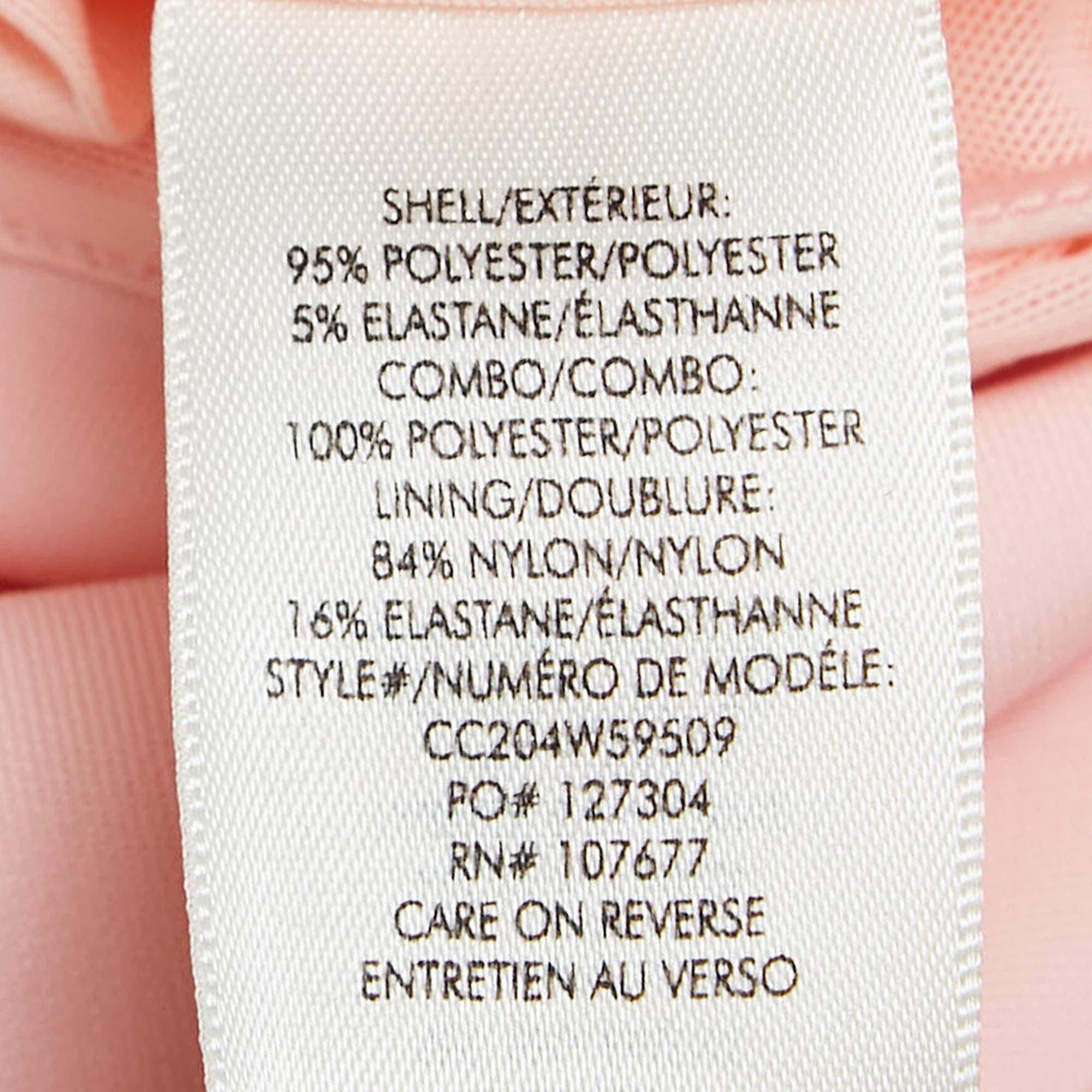 Alice + Olivia Pink Jersey Marguerite Cut-Out Maxi Dress M For Sale 1