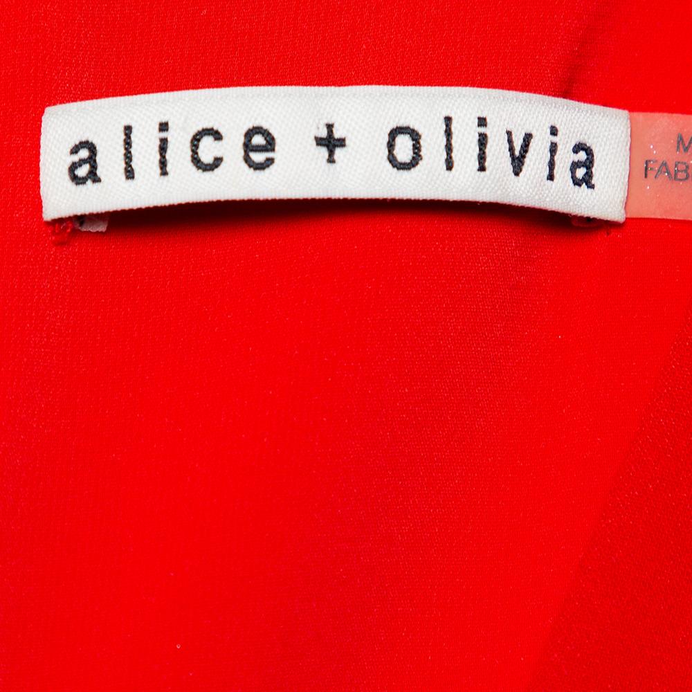 alice and olivia midi dress