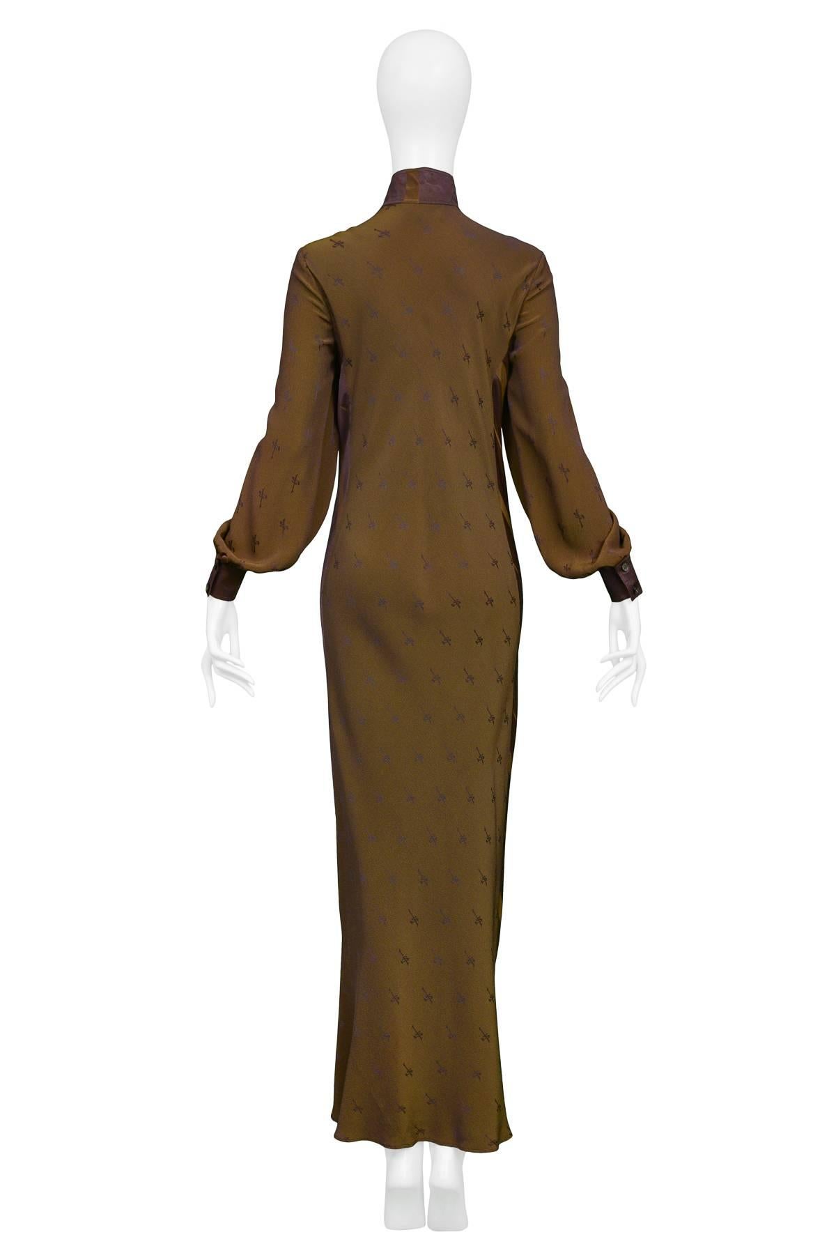 Alice Pollock  Two Tone Cameo Gown 1978 In Excellent Condition In Los Angeles, CA