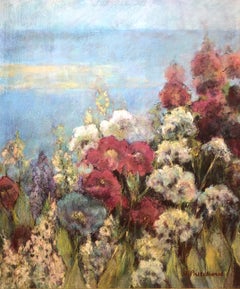 Seaside Garden With Flowers