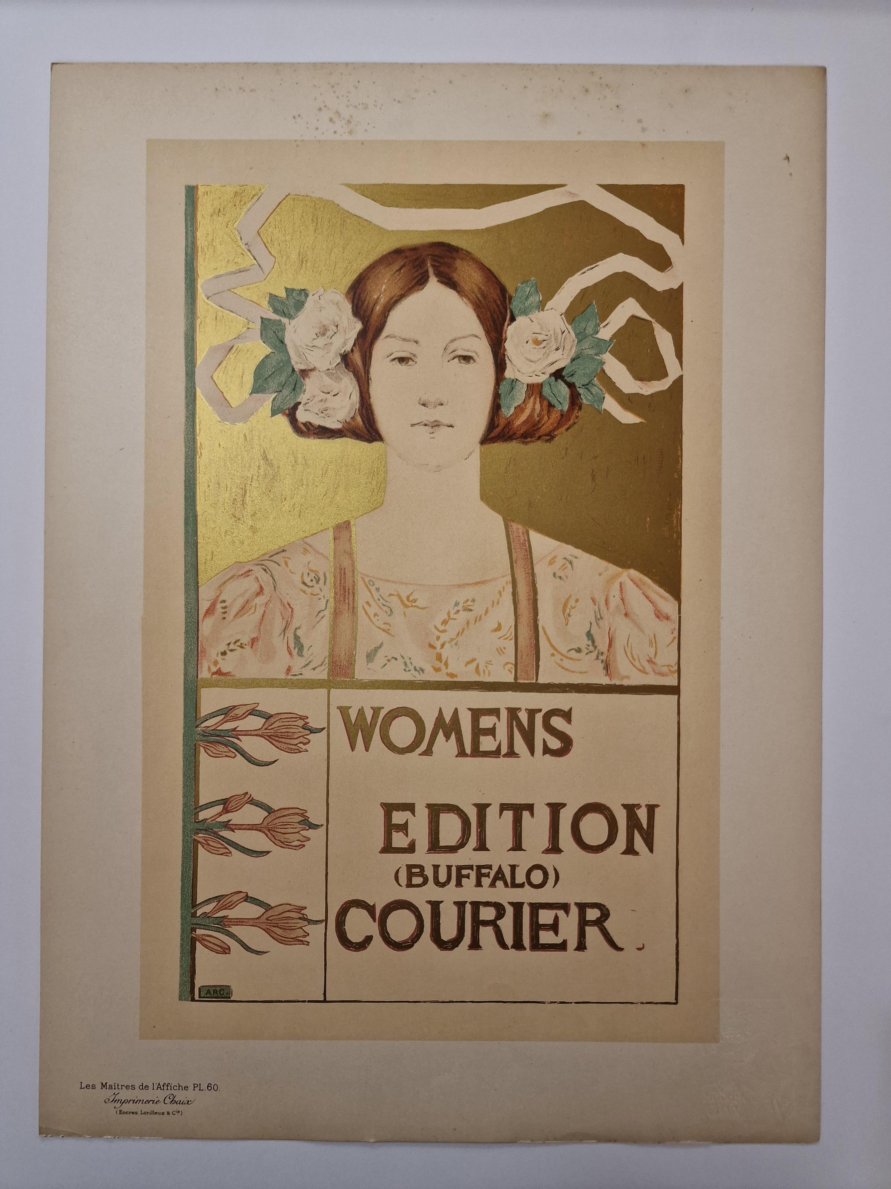 Women's edition Buffalo Courrier - Print by Alice R. Glenny