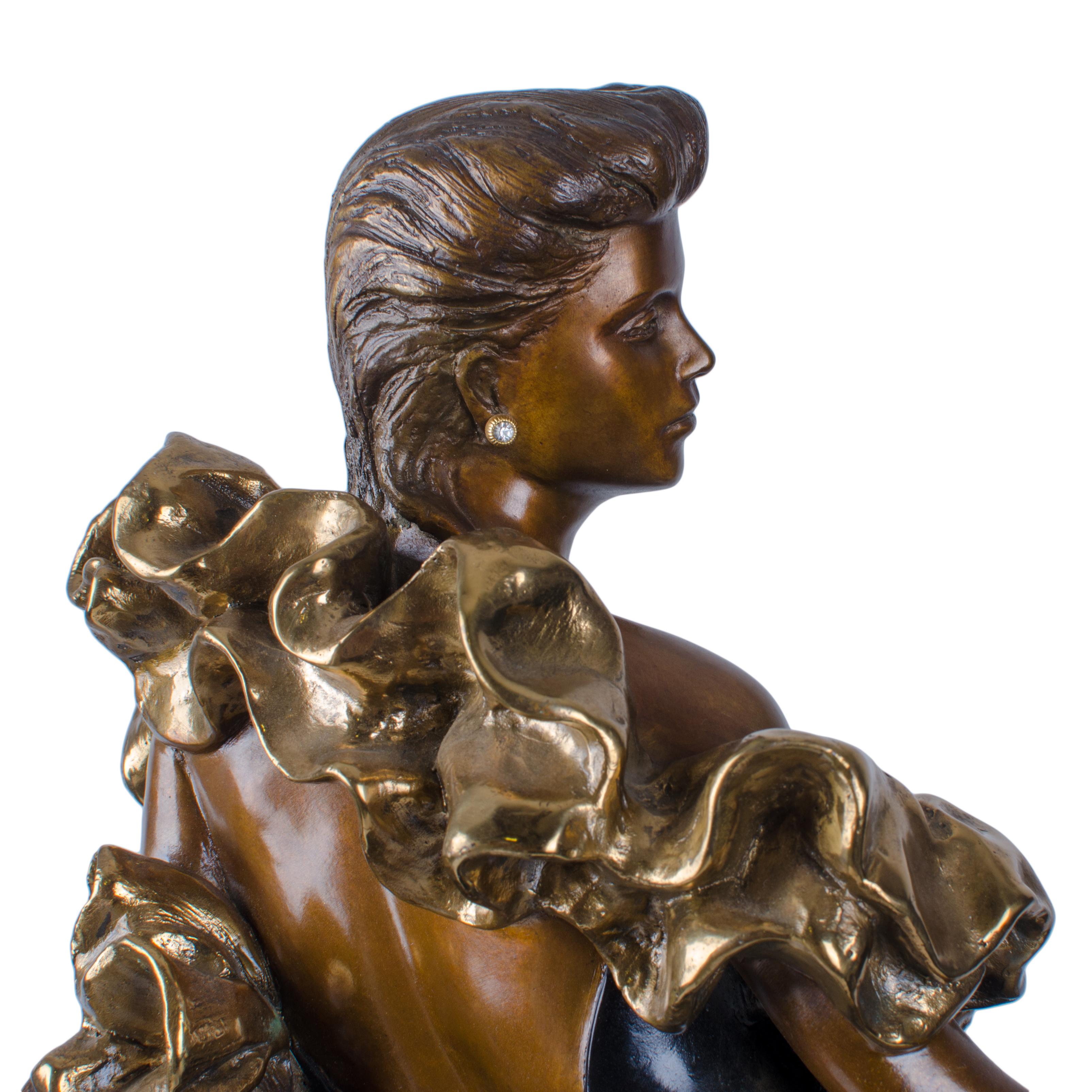 Alice Riordan Bronze Sculpture For Sale 1