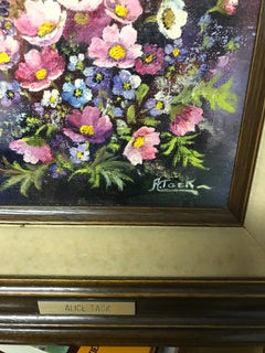 Alice Tack, Flowers Oil on Canvas, 1982