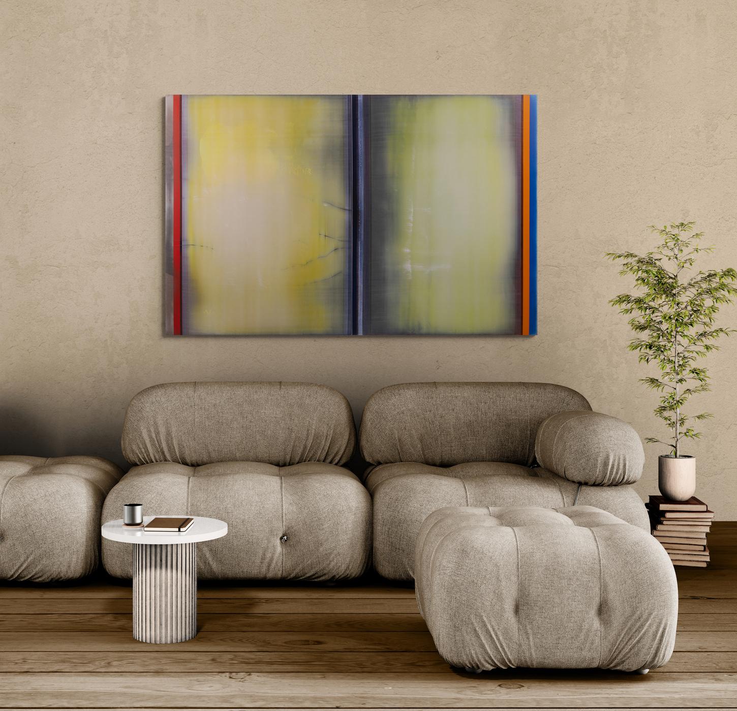 Celestial Consideration - moderne, contemporain, abstrait, acrylique sur toile en vente 9